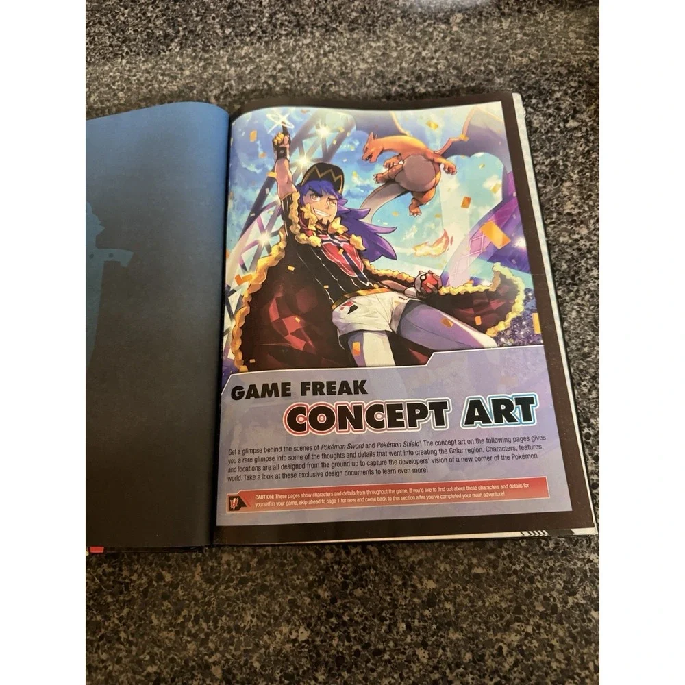 Pokemon Sword & Shield Galar Region Collector's Hardcover Strategy Game‎ Guide